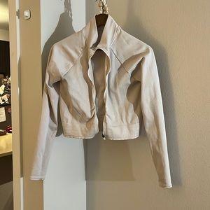 White Bomber Jacket